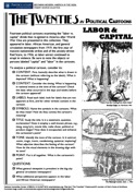 Political cartoons, Labor & Capital PDF file