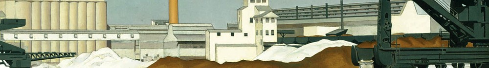 Charles Sheeler, Ford Plant, River Rouge, Coke Oven Area